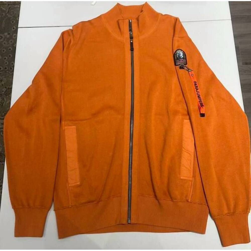 NEW PARAJUMPERS men's dominic jacket in orange